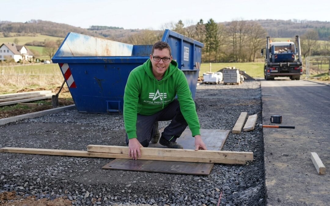 Container aufstellen: So bereiten Sie den perfekten Stellplatz vor