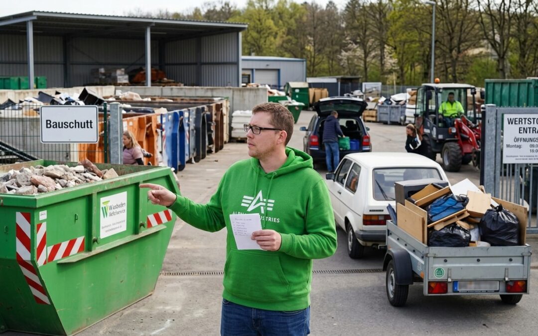Wertstoffhof oder Containerdienst: Was ist bei Ihrem Projekt effizienter?
